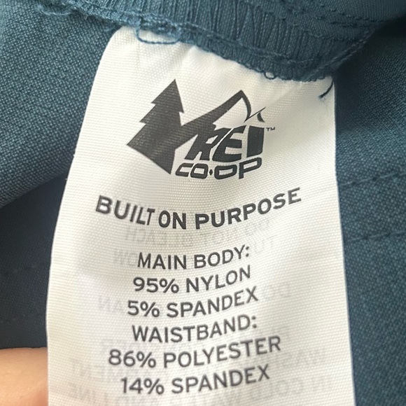 REI Co-Op Screeline Teal Blue Technical Hiking Pants - Picture 8 of 9